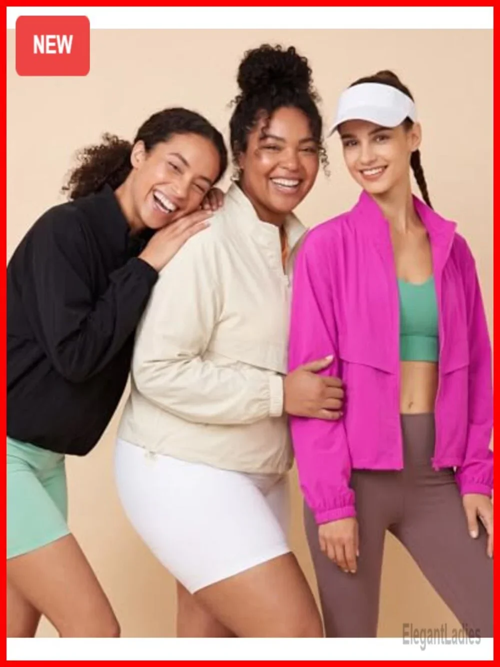 Women's Lightweight Sun Protection Athletic Jacket Quick Dry Full Zip Running